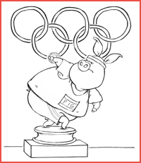 olympic coloring page